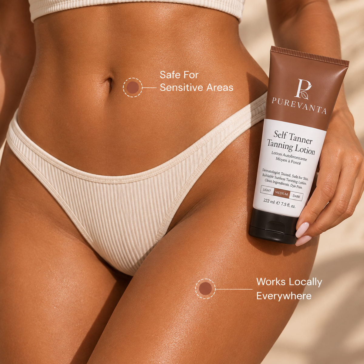 Sunless Self Tanning Lotion Formula
